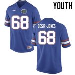 Youth Florida Gators #68 Richerd Desir-Jones NCAA Nike Blue Authentic Stitched College Football Jersey OWP7762MI